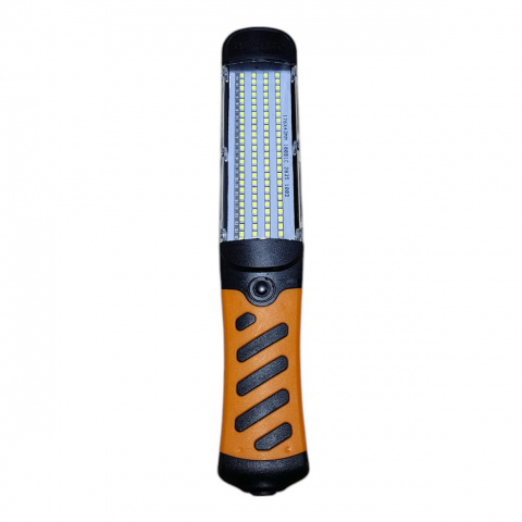 Corpuri de Iluminat - Lampa 100 Leduri, cu acumulator, reincarcabila, ideala pentru camping, garaj, rulota, terasa, foisor, cabana, auto, cu prindere magnetica si agatatoare - Imagine produs en-gros