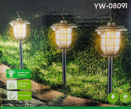 Felinar solar vintage pentru camping în aer liber,sau de gradina,Model YW-08091 [6]