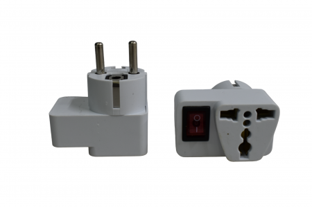 Adaptor pentru prize electrice UK & USA, cu întrerupător P-14 [1]