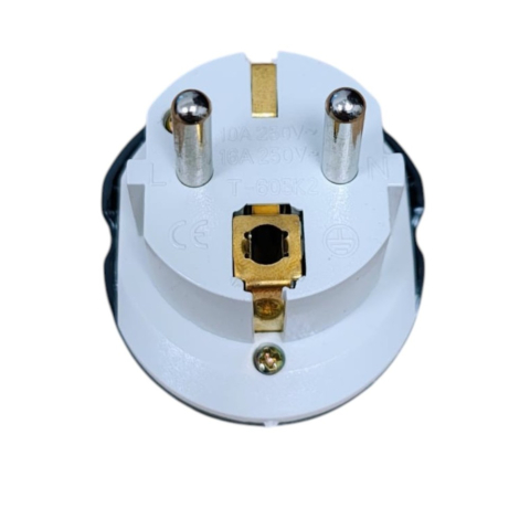Adaptor UK-RO Schuko Cupru Gri [1]