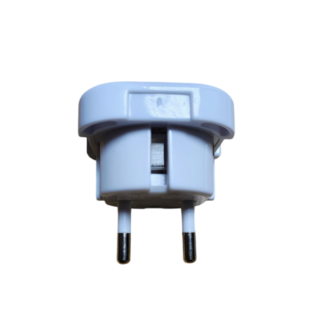 Adaptor UK la Romania cu contacte cupru alb [1]