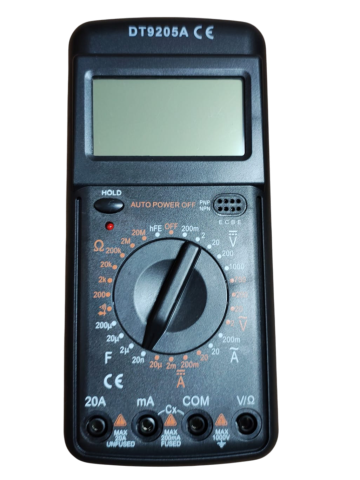 Multimetru Digital DT-9205A – Aparat Profesional de Măsură Electrică [1]