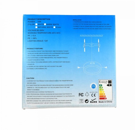 Aplica 18 W Patrata - Imagine produs en-gros [3]
