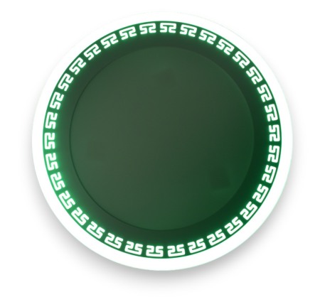 Aplice si Plafoniere Led - Aplica LED cu model dantelat 18W verde - Imagine produs en-gros