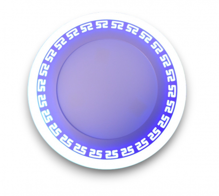 Aplica LED cu model dantelat bicolor 16W lumina alba+albastru [1]