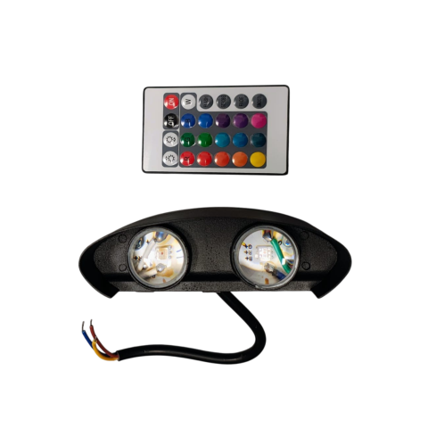 Aplica LED 2x2W Exterior Negru AL-042 6500K [3]