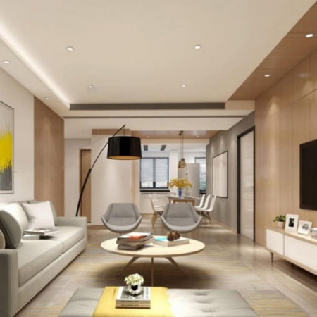 Aplică LED Slim Încastrată în Tavan, cu Senzor de Mișcare și Crepuscular, Ramă Metalică Albă, Ø168mm [4]