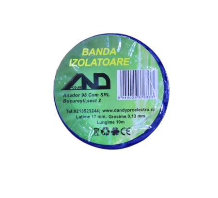 Trasee cabluri electrice - BANDA IZOLATOARE 10M ALBASTRA - Imagine produs en-gros