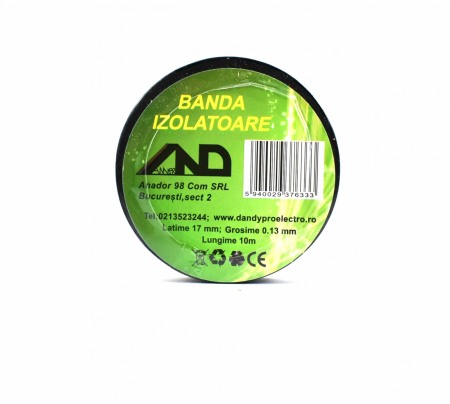 Banda izolier - Banda Izolatoare 10M Neagra - Imagine produs en-gros