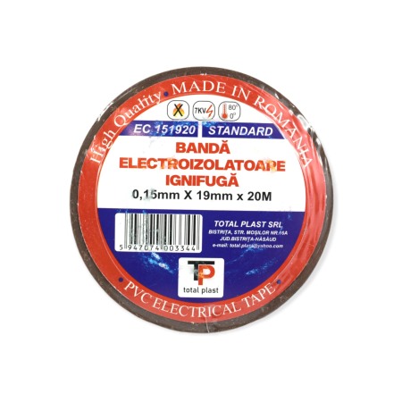 Trasee cabluri electrice - BANDA IZOLATOARE 20M TOTAL PLAST MARO - Imagine produs en-gros