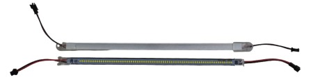 Banda Led - Banda led rigida 220V 4000K 5W, cu suport ,  Dimensiuni 300 X 12 X 6 mm , 72 Leduri  SMD 2835 - Imagine produs en-gros