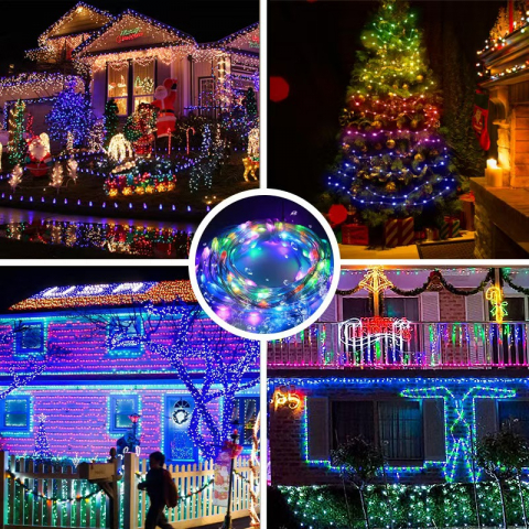 Banda led smart control  5m RGB WFI reactie sonora control vocal si din telecomanda - Imagine produs en-gros [5]