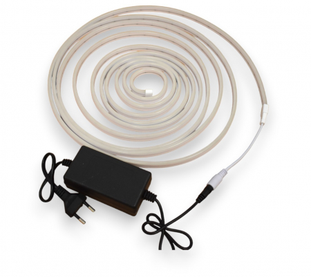 Banda LED - Banda led tip neon Flex alb silicon SMD2835 Lungime 5m