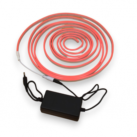 Banda LED - Banda led tip neon Flex roz silicon SMD2835 Lungime 5m