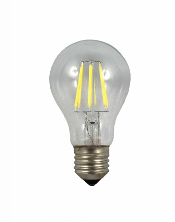 Becuri led filament si decorative - Bec A60 E27 Filament 6W Lumina Rece - Imagine produs en-gros