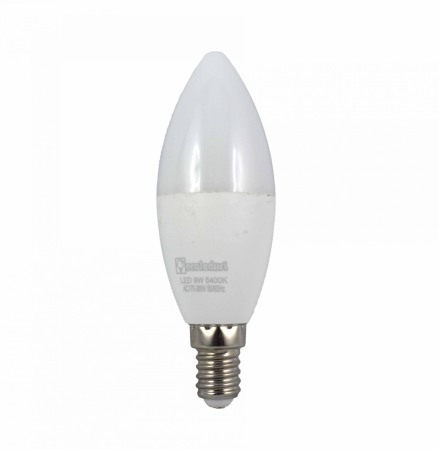 Surse de iluminat - Bec E14 9W Lumanare C37 Ecoled 6400K - Imagine produs en-gros