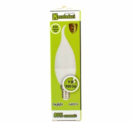 Bec E14 Tip Flacara Ecoled 6400K [1]
