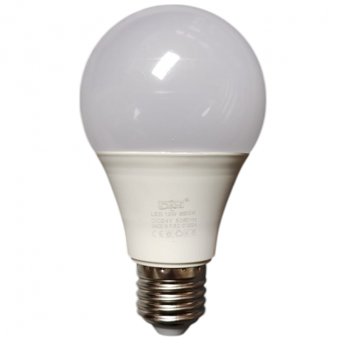 Modul  si becuri led 12-24V - BEC E27 24V CU LED 12W - Imagine produs en-gros
