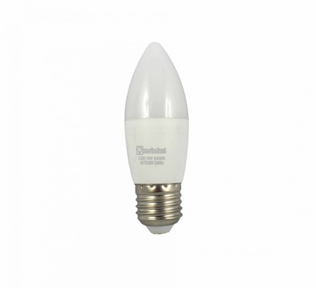 Surse de iluminat - Bec E27 9W Lumanare C37 Ecoled 6400K - Imagine produs en-gros