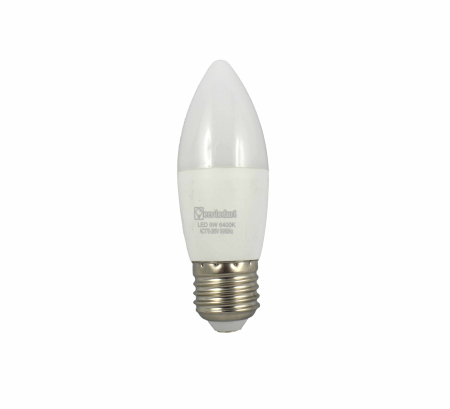 Becuri  Led - Bec E27 9W Lumanare C37 Ecoled 6400K