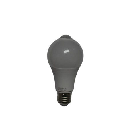 Bec LED Cu Senzor De Miscare Si Senzor De Lumina  E27 6500K Lumina Alb Rece Putere 12W - Imagine produs en-gros