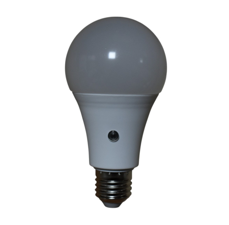 Bec LED E27 12W cu senzor crepuscular auto ON/OFF