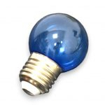 Bec  LED G45 albastru transparent E27 10 buc [2]