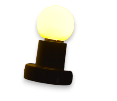 Bec  LED G45 galben matuit E27 10 buc - Imagine produs en-gros [5]