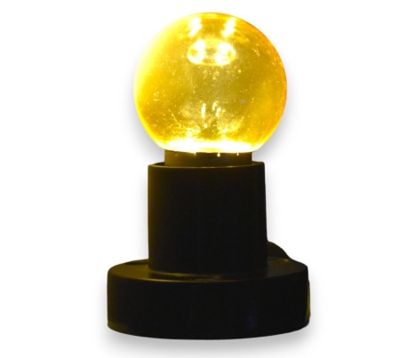 Bec  LED G45 galben transparent E27 10 buc - Imagine produs en-gros [2]