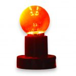 Bec  LED G45 rosu transparent E27 10 buc [1]