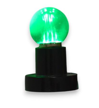 Bec  LED G45 verde transparent E27 set 10 buc - Imagine produs en-gros [1]