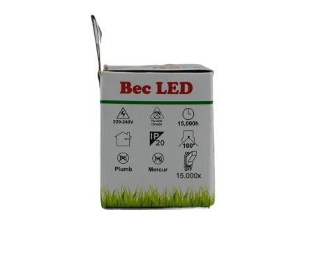 BEC LED GU10 8W 2700K  - Imagine produs en-gros [2]