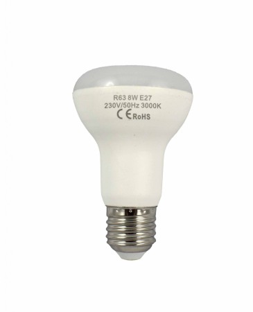 Becuri led - Bec R63 E27 Led 8W Cald - Imagine produs en-gros