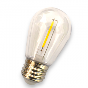 Becuri  Led - Bec S14 1W lumina alba Led E27 set de 20 buc