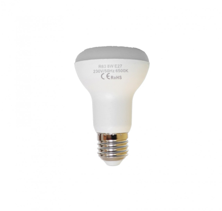 Corpuri de iluminat - Bec spot 8W LED R63 E27