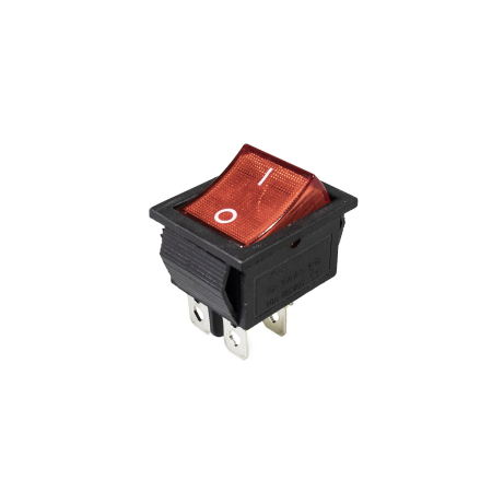 Întrerupătoare/Comutatoare - Buton intrerupator rosu , On / Off , Led