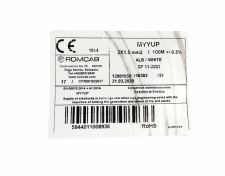 Cablu Myyup 2X1.5 - Imagine produs en-gros [1]