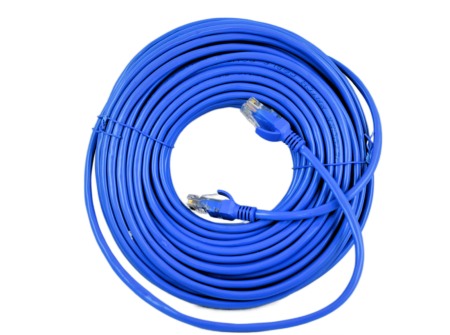 Cabluri electrice - Cablu UTP 20 metri albastru Alien - Imagine produs en-gros