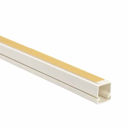 Canal Cablu PVC - CANAL CABLU 16X16 ADEZIV 1 bara(2 metri) - Imagine produs en-gros