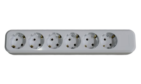 Cap prelungitor cu sase posturi YW-5816 cu contacte de împământare - Imagine produs en-gros