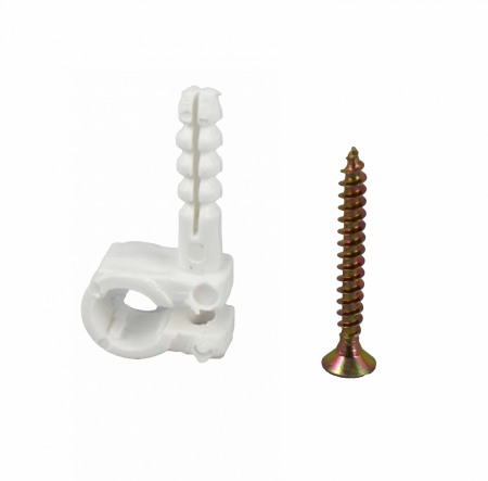 Cleme Cui si Kit Clema - Clema Brida Cablu cu Holsurub 10mm - Imagine produs en-gros