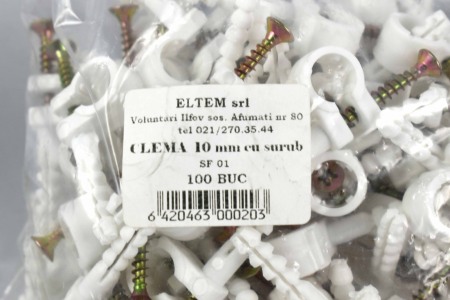 Clema Brida Cablu cu Holsurub 10mm - Imagine produs en-gros [1]