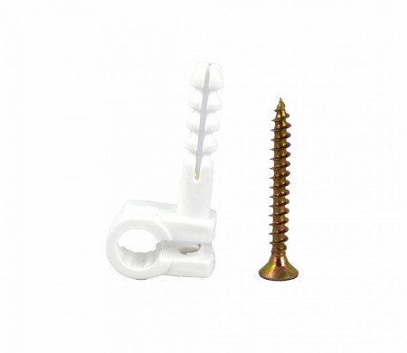 Cleme Cui si Kit Clema - Clema Brida Cablu cu Holsurub 8mm - Imagine produs en-gros