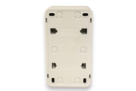 Comutator cu priza pe tencuiala YW-18046 - Imagine produs en-gros [1]