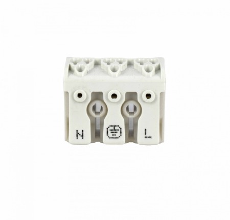 Conetica si conexiuni - CONECTOR-CLEMA RAPIDA MARE 3 POLI - Imagine produs en-gros