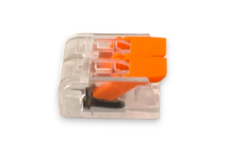 Conetica si conexiuni - Conector-Clema wago 221- 2 intrari - Imagine produs en-gros