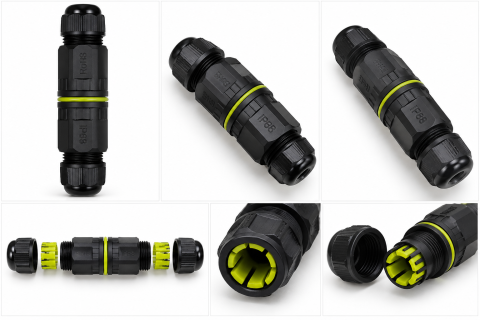 Conector IP68 L20 96 x 25 mm pe fundal alb [1]
