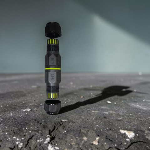 Conector electric IP68 3 poli pentru instalații exterioare [4]