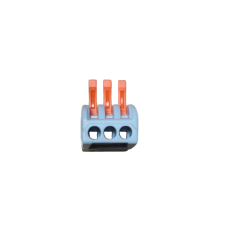 Conector electric tip Wago 3 intrări 3 ieșiri cu pârghii colorate [2]