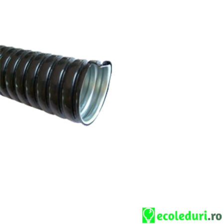 Produse grele si voluminoase - Copex metalic izolat 21 mm, flexibil, Rola 50 metri – protecție cabluri electrice